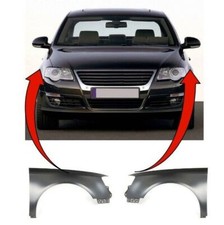 Fits VW Passat B6 2005-2010 Front Wing Primed Pair Left & Righ New