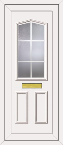 White full height upvc - full,
