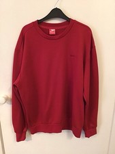 Slazenger Men’s Red Sweatshirt embroidered Logo Size Large