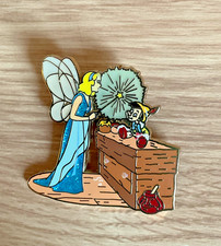 DISNEY BLUE FAIRY & PINOCCHIO GLITTER PIN