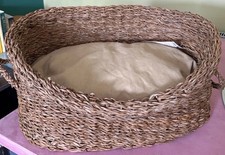 Vintage Wicker Cat/Dog Bed