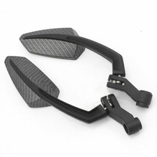 Black Motorcycle Rearview Side