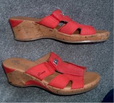 LADIES orange mule  UK  size  6  (EU39)  FLY FLOT Dream