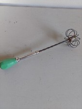 Vintage Egg Beater Whisk, Push
