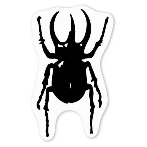Atlas beetle white vinyl - 'atlas, beetle'