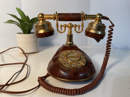 Vintage style brass brown push - vintage,