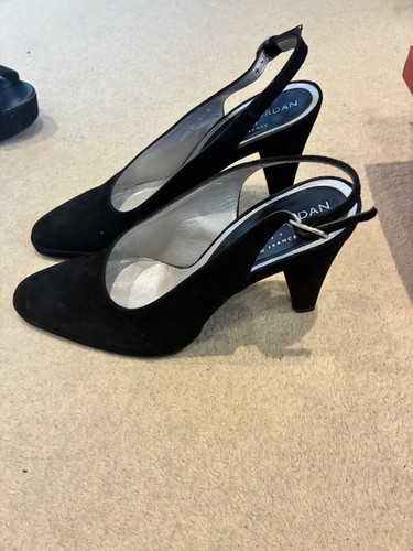 Charles jourdan black suede - charles,