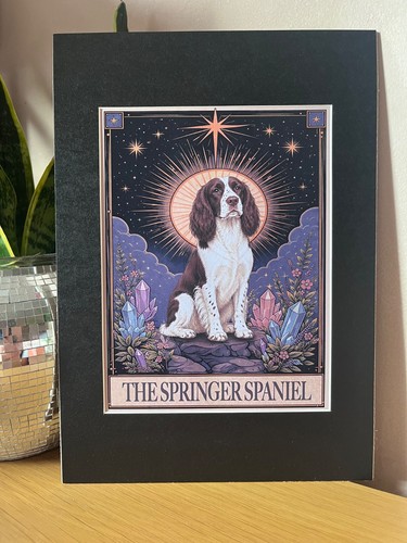 Springer spaniel dog tarot - springer,