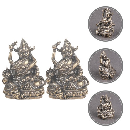 Vintage golden brass buddha - vintage,
