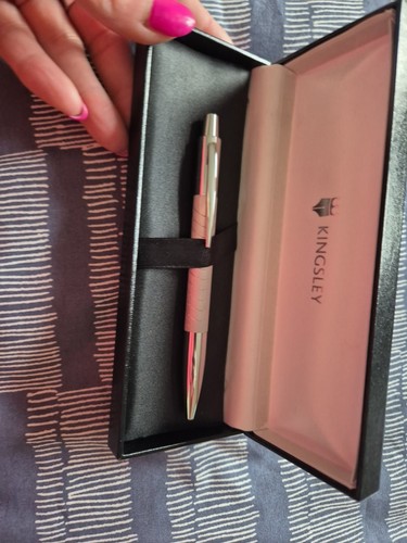 Kingsley pen silver box - pen, in