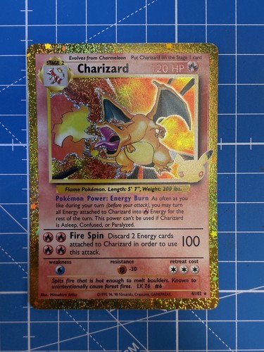 Charizard 30th anniversary - charizard,