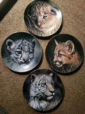 Cubs of the Big Cats Plate Collection Lynx Cub by Qua - Wall Hang