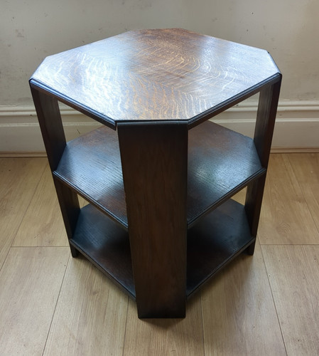 Vintage art deco - art, oak