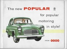 1960 Ford Popular (100E) car brochure