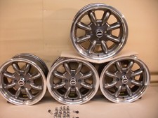 ESCORT CAPRI CORTINA FORD 6X15 DEEP DISH ALLOY WHEEL SET JBW MINILIGHT STYLE.