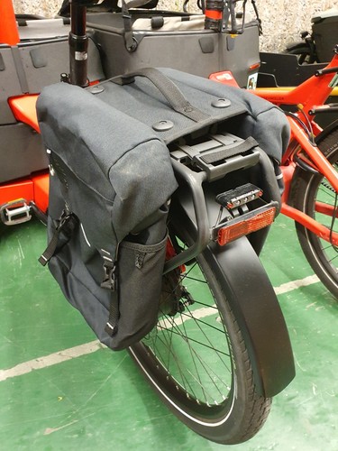 Basil mara double pannier - basil, xl