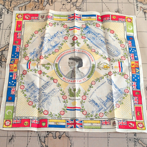 Vintage 1953 queen elizabeth - vintage,