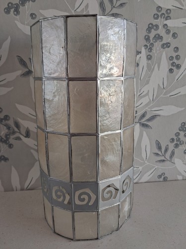 Capiz shell lamp shade ceiling - lamp,