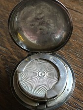 Sterling Silver Single Sovereign Coin Holder Fob Vintage c1902