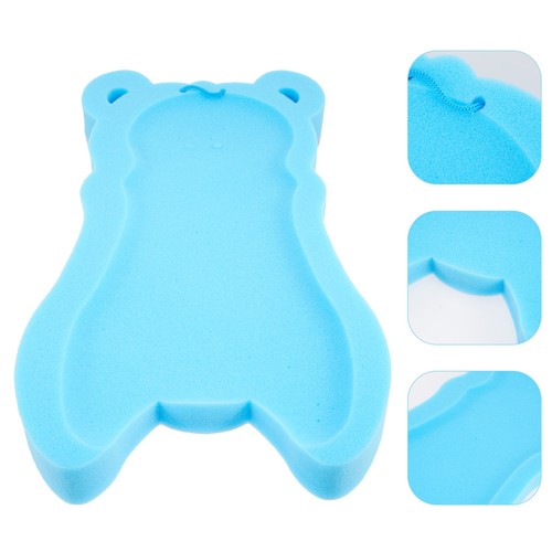 Blue baby bath sponge - blue,