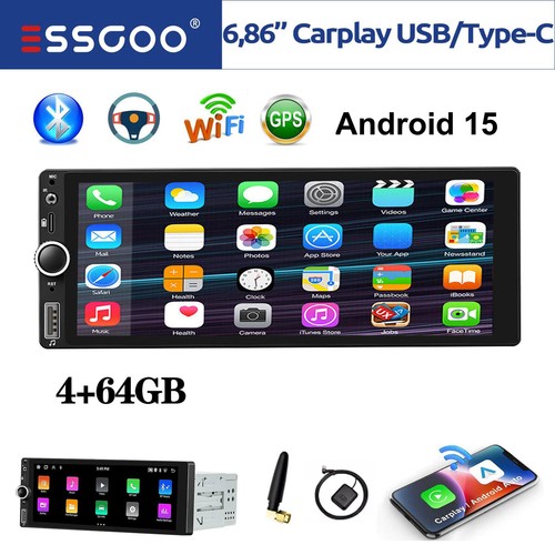 Single 1din android 15 - 1din,