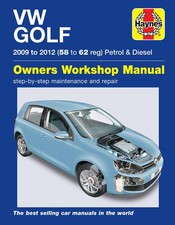 Golf Petrol & Diesel (2009-2012) Haynes Repair Manual
