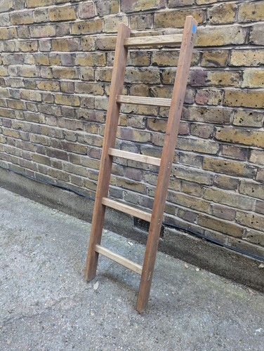 Vintage wood 5 rung - vintage,