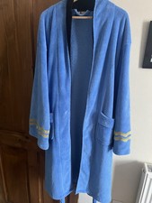 Star Trek The Original Series Fleece Bath Robe Dressing Gown Spock Blue