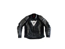 Dainese Nexus Black/Grey Leather Motorcycle Jacket          SIZE  54EU  44UK