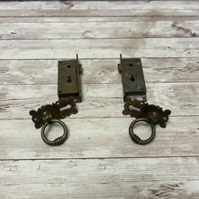Old Brass Cabinet Locks With