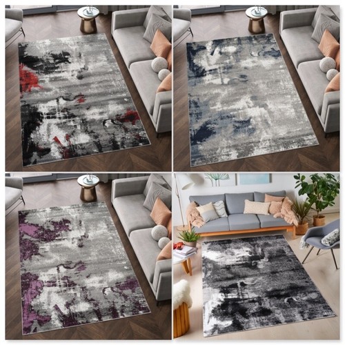 Large modern abstract area rug - modern,