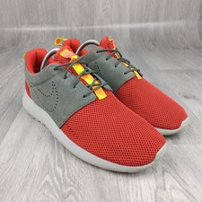 Men's Nike Roshe Run Challenge Red Pewter Running Trainers Sneakers Fitness UK 8