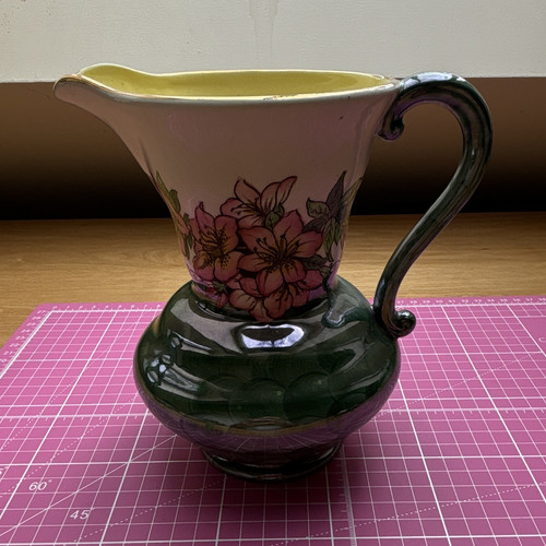 Maling azalea ceramic jug - azalea,