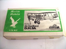 Merlin Models, 1:72 De Haviland D.H.9A, kit No.18. new in box, plastic and metal