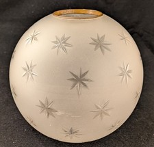 Antique French Oil Lamp Globe