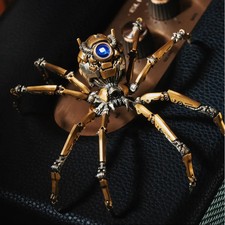 Steampunk Mechanical Widow Spider, Kinetic Sculpture, Christmas Gift
