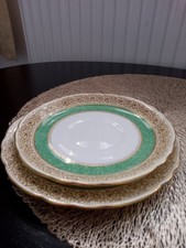 2 Aynsley Bone China Side Plates Rare Nice Condition Made In England 6in And 7in