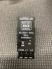 BRITISH GENERAL  DUMMY DIMMER PUSH.ON/OFF SWITCH 8A, 2-WAY