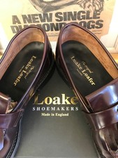 Loake Brighton Oxblood Tassel Loafers 10.5 Box And Bags RRP £259 Immaculate