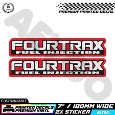2x HONDA FOURTRAX Vinyl Decal