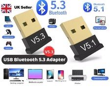 Bluetooth 5.3, 5.1 Wireless Audio Data Transmitter Receiver USB Dongle Adapter