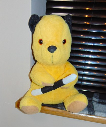 Sooty yellow bear - sooty,