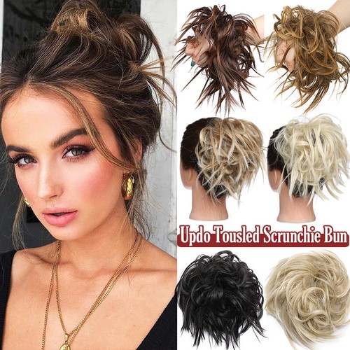 Real spiky messy - spiky, bun