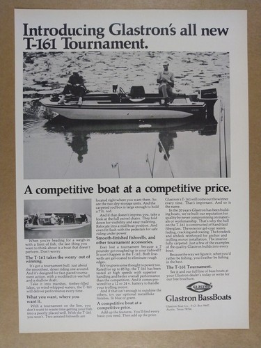 1976 glastron 161 tournament - glastron, t-161