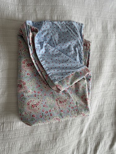 Ikea blue pink paisley - blue,