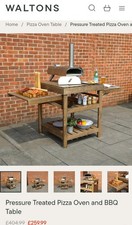 Outdoor BBQ/Pizza Oven Table