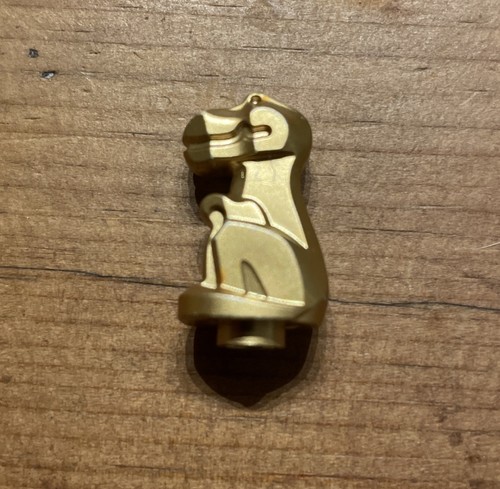 Lego mini figure gold baby - gold,