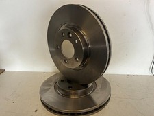 A Pair Of Front Vented Brake Discs New Fits VW Transporter/Caravelle 2003-2009