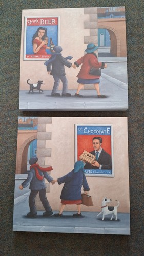 Pair canvas prints peter - pair, of