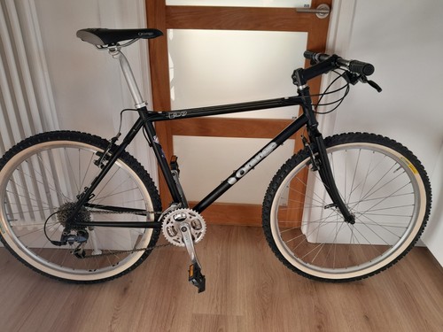 Orange mountain bike - mountain,